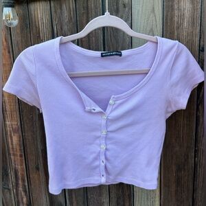 lilac brandy melville top